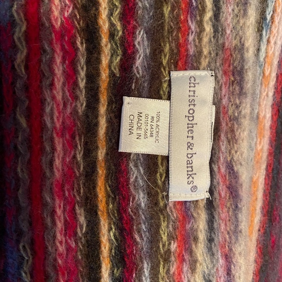 Christopher Banks Multi Colored Knit Scarf - Picture 4 of 5